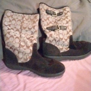 Coach boots sz 9